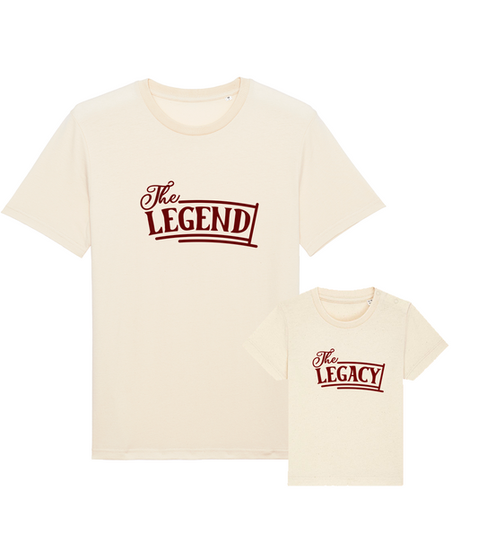 Organic matching T-shirt set // Legend & Legacy